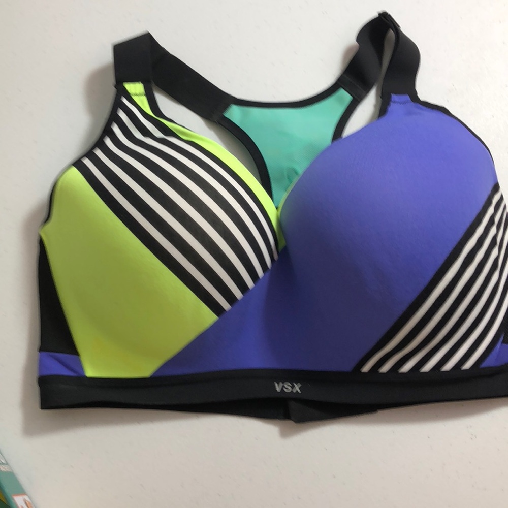 Victoria Secret Yellow and purple sports bra 40DD